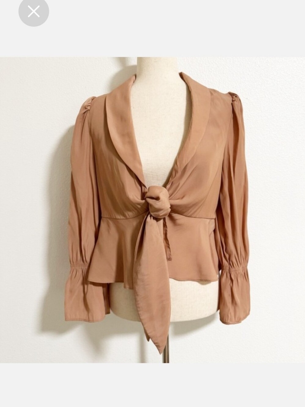 Sincerly Jules Tie Front Blouse